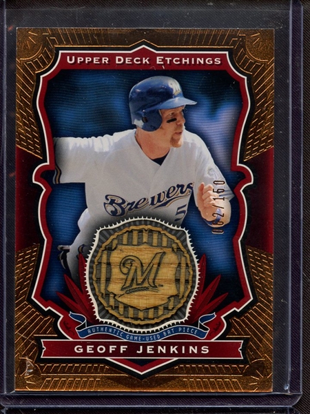 2004 UPPER DECK GEOFF JEKNINS GAME USED BAT