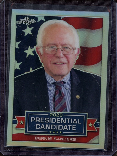 2019 LEAF 2020 PRESIDENTIAL CANDIDATE PRISMATIC SILVER BERNIE SANDERS
