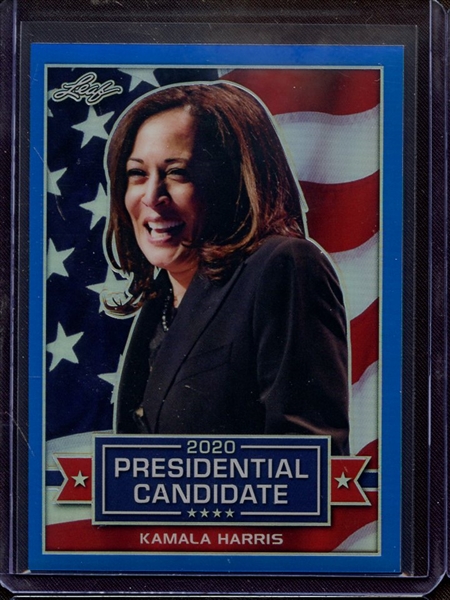 2019 LEAF 2020 PRESIDENTIAL CANDIDATE PRISMATIC BLUE KAMALA HARRIS 16/35