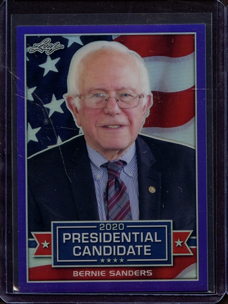 2019 LEAF 2020 PRESIDENTIAL CANDIDATE PRISMATIC PURPLE BERNIE SANDERS 16/25