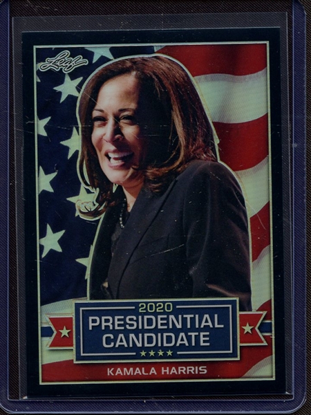 2019 LEAF 2020 PRESIDENTIAL CANDIDATE PRISMATIC BLACK KAMALA HARRIS 12/25