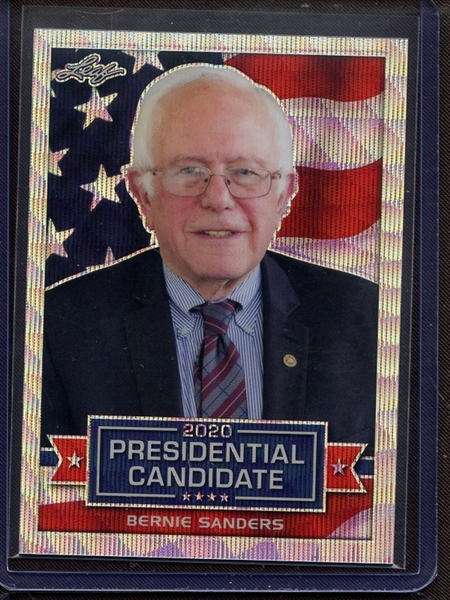 2019 LEAF 2020 PRESIDENTIAL CANDIDATE PRISMATIC WAVE SILVER BERNIE SANDERS