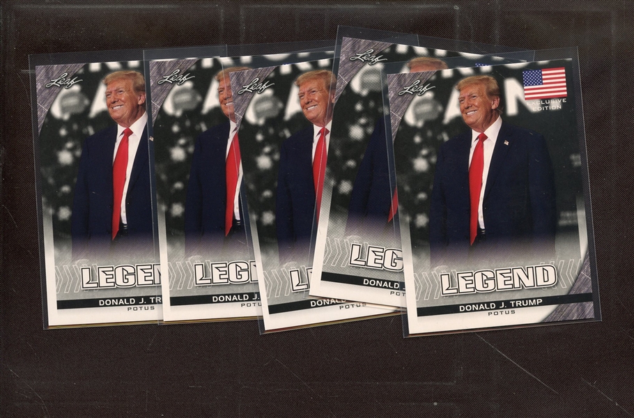 (5) 2023 LEAF LEGEND LE-01 DONALD J TRUMP