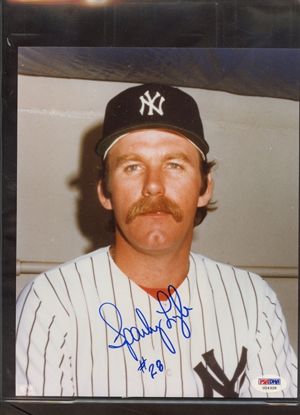 SPARKY LYLE SIGNED 8 X 10 PHOTO PSA/DNA