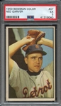 1953 BOWMAN COLOR 47 NED GARVER PSA EX 5