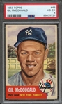 1953 TOPPS 43 GIL McDOUGALD PSA VG-EX 4