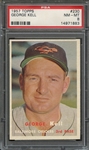 1957 TOPPS 230 GEORGE KELL PSA NM-MT 8