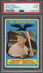 1959 TOPPS 564 MICKEY MANTLE PSA VG-EX 4