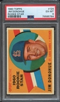 1960 TOPPS 124 JIM DONOHUE PSA EX-MT 6