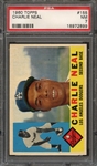 1960 TOPPS 155 CHARLIE NEAL PSA NM 7