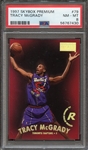 1997 SKYBOX PREMIUM 79 TRACY McGRADY PSA NM-MT 8