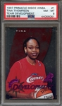 1997 PINNACLE INSIDE WNBA TEAM DEVELOPMENT 1 TINA THOMPSON PSA NM-MT 8