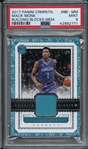 2017 PANINI CORNERSTONES BUILDING BLOCKS MEMORABILIA BBMM MALIK MONK PSA MINT 9