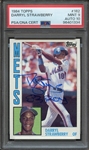 1984 TOPPS 182 SIGNED DARRYL STRAWBERRY PSA MINT 9 PSA/DNA AUTO 10