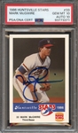 1986 HUNTSVILLE STARS 33 SIGNED MARK MCGWIRE PSA GEM MT 10 PSA/DNA AUTO 10