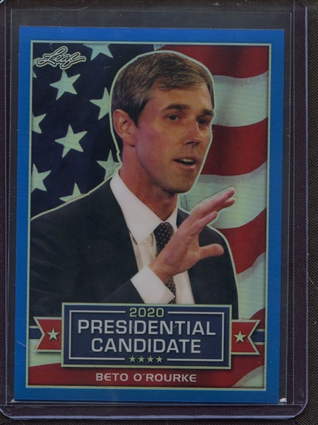 Lot Detail - 2019 LEAF 2020 PRESIDENTIAL CANDIDATE BLUE PRISMATIC BETO ...