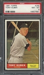 1961 TOPPS 265 TONY KUBEK NM-MT 8
