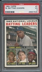 1964 TOPPS 7 NL BATTING LEADERS VG 3