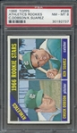 1966 TOPPS 588 ATHLETICS ROOKIES C.DOBSON/K.SUAREZ NM-MT 8