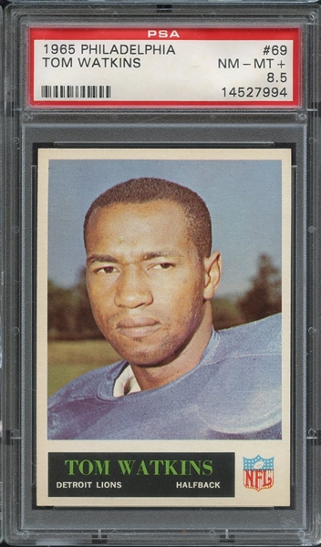 1965 PHILADELPHIA 69 TOM WATKINS PSA NM-MT+ 8.5