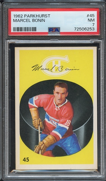 1962 PARKHURST 45 MARCEL BONIN PSA NM 7