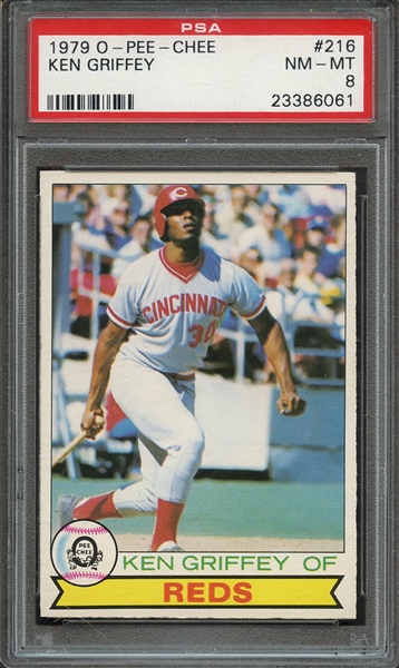 1979 O-PEE-CHEE 216 KEN GRIFFEY PSA NM-MT 8