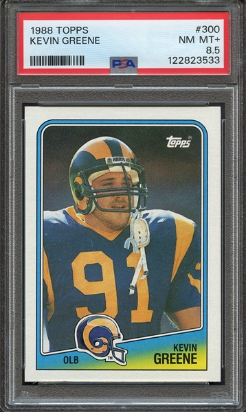 1988 TOPPS 300 KEVIN GREENE PSA NM-MT+ 8.5