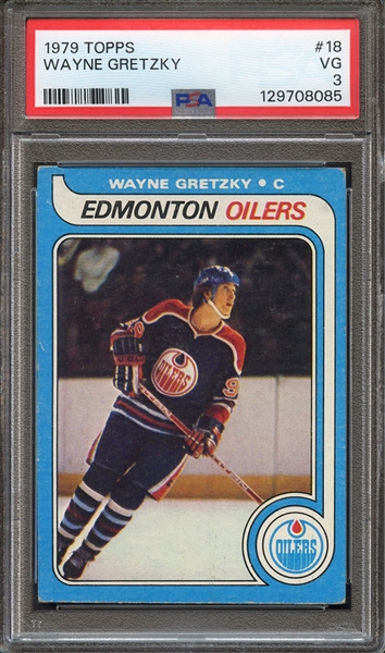 1979 TOPPS 18 WAYNE GRETZKY PSA VG 3
