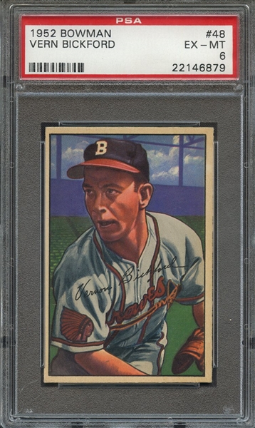 1952 BOWMAN 48 VERN BICKFORD PSA EX-MT 6