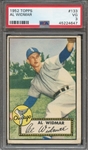 1952 TOPPS 133 AL WIDMAR PSA VG 3
