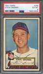1952 TOPPS 258 STEVE GROMEK PSA EX-MT 6