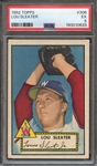 1952 TOPPS 306 LOU SLEATER PSA EX 5