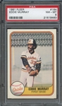 1981 FLEER 184 EDDIE MURRAY PSA NM-MT 8