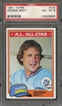 1981 TOPPS 700 GEORGE BRETT PSA NM-MT 8