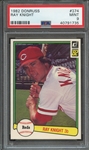 1982 DONRUSS 374 RAY KNIGHT PSA MINT 9