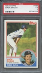 1983 TOPPS 498 WADE BOGGS PSA EX 5