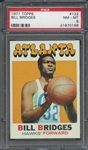 1971 TOPPS 132 BILL BRIDGES PSA NM-MT 8