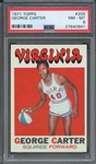 1971 TOPPS 205 GEORGE CARTER PSA NM-MT 8