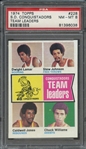 1974 TOPPS 228 S.D. CONQUISTADORS TEAM LEADERS PSA NM-MT 8