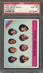 1975 TOPPS 328 SAN DIEGO SAILS CHECKLIST PSA NM-MT 8