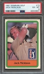 1981 DONRUSS GOLF 13 JACK NICKLAUS PSA EX-MT 6