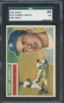 1956 TOPPS 139 TOMMY CARROLL GARY BACK SGC NM 84 / 7