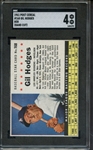 1961 POST CEREAL 168 GIL HODGES SGC VG-EX 4
