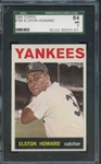 1964 TOPPS 100 ELSTON HOWARD SGC NM 84 / 7