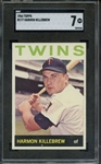 1964 TOPPS 177 HARMON KILLEBREW SGC NM 7