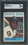 1964 TOPPS 538 MINNIE MINOSO SGC NM 7