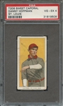 1909-11 T206 SWEET CAPORAL DANNY HOFFMAN ST. LOUIS PSA VG-EX 4
