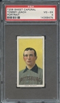 1909-11 T206 SWEET CAPORAL TOMMY LEACH PORTRAIT PSA VG-EX 4