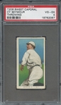 1909-11 T206 SWEET CAPORAL CY SEYMOUR THROWING PSA VG-EX 4