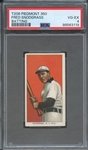 1909-11 T206 PIEDMONT 350 FRED SNODGRASS BATTING PSA VG-EX 4